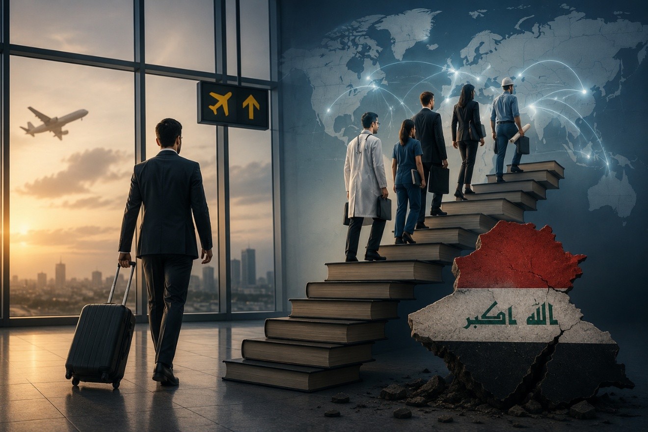 هجرة الكفاءات العراقية: الأسباب والآثار الاقتصادية والإدارية
