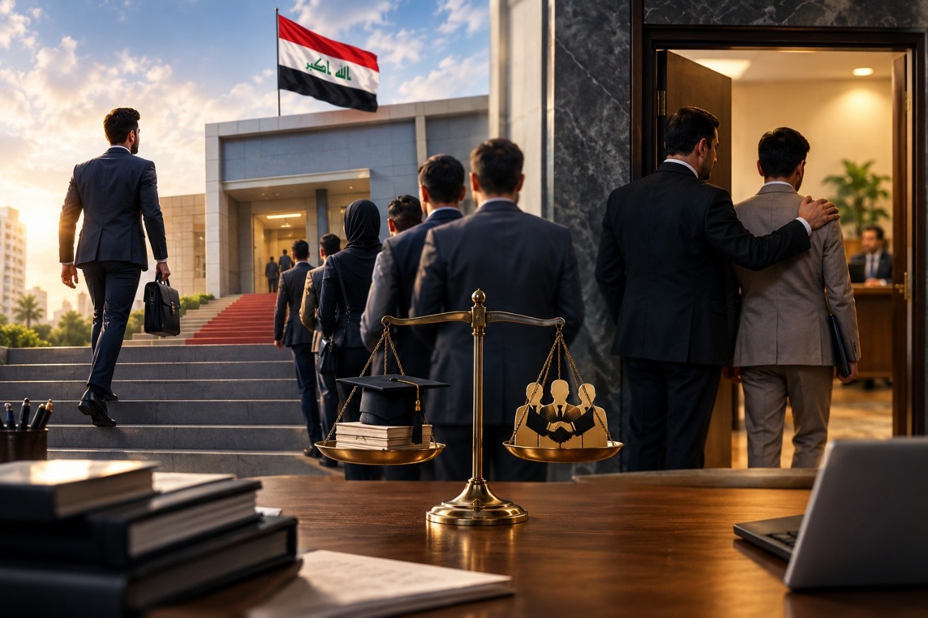 الواسطة في التعيين والإدارة العراقية: عندما تتراجع الكفاءة أمام العلاقات